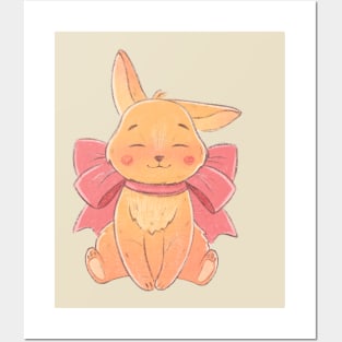 Cute little bunny Posters and Art